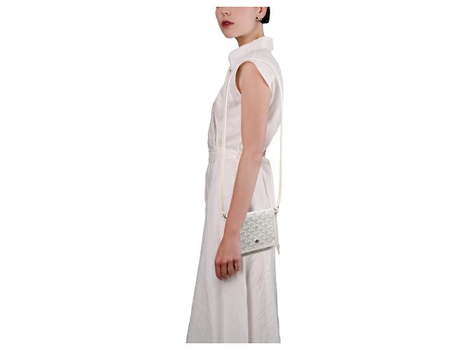 Borsa GOYARD in Tela Bianca - 103797 Bianco - vista 12