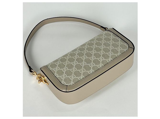 Borsa Gucci Horsebit Beige - vista 2