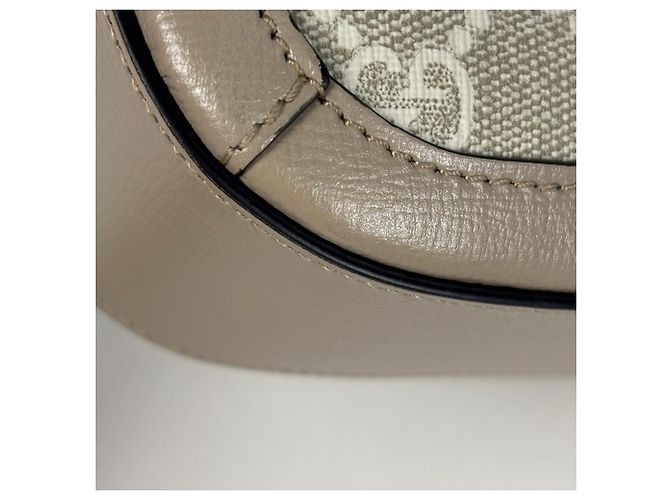 Borsa Gucci Horsebit Beige - vista 3