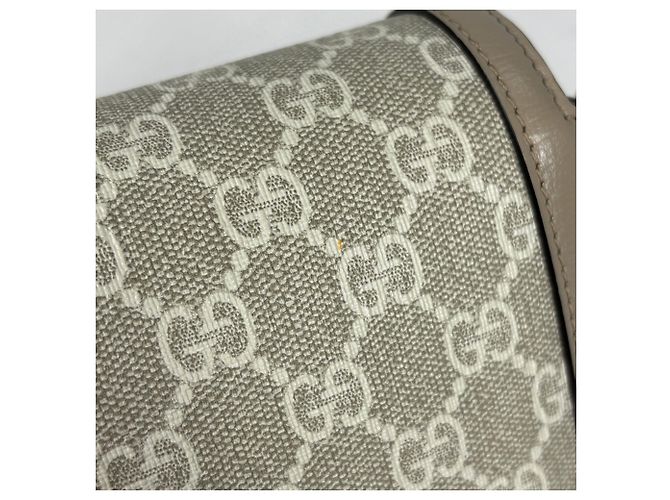Borsa Gucci Horsebit Beige - vista 4