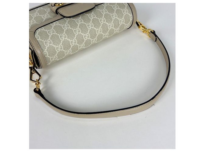 Borsa Gucci Horsebit Beige - vista 6