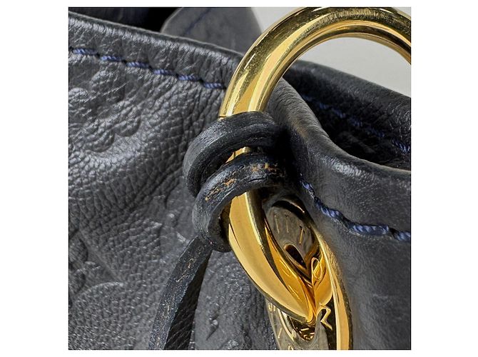 Borsa a tracolla Louis Vuitton Artsy MM Blu navy - vista 4