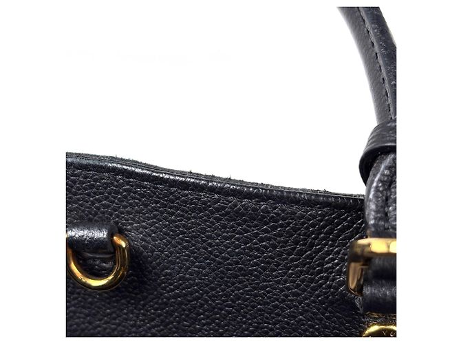 Borsa Louis Vuitton Montaigne MM Nero - vista 4