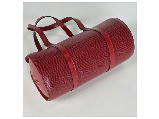 Borsa a mano Louis Vuitton Soufflot Rosso - vista 2