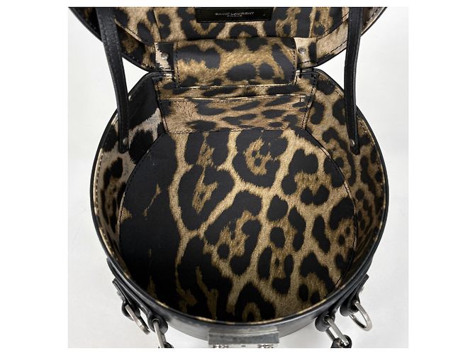 Borsa Saint Laurent Mika Box Nero - vista 7