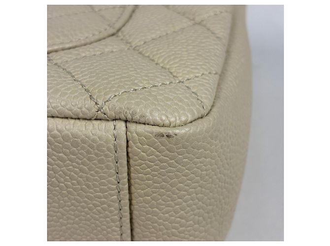 Borsa a tracolla Chanel Matelassé Light Beige - vista 4