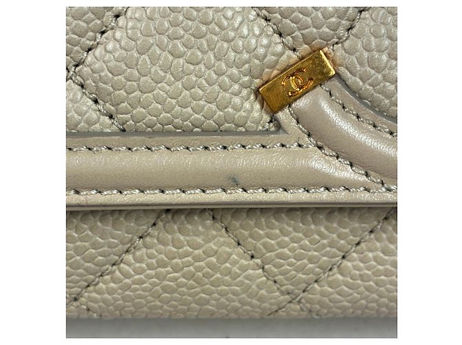 Borsa a tracolla Chanel Matelassé Light Beige - vista 5