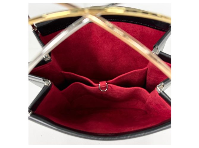 Borsa a mano in pelle Cartier Trinity in Black Nero - vista 7