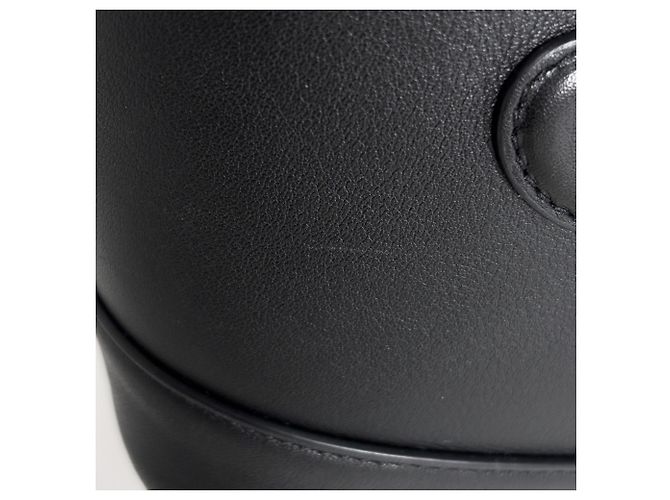 Céline Bolso de hombro Celine Small Bucket Cuire Triomphe Negro - vista 4