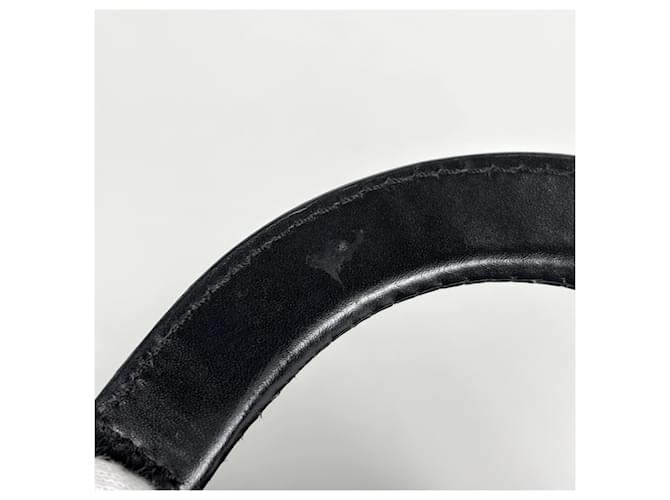Borsa a mano Prada in nylon e pelle nera Nero - vista 4