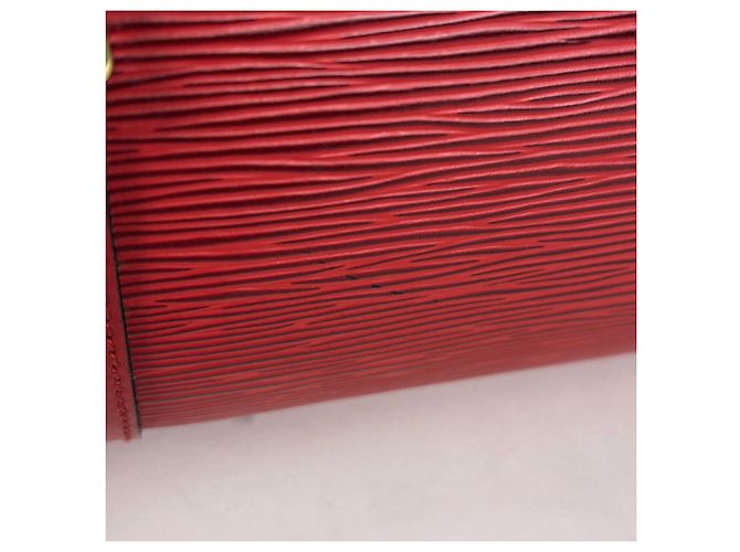Borsa a mano Louis Vuitton Soufflot Rosso - vista 4