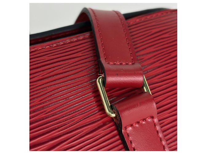 Borsa a mano Louis Vuitton Soufflot Rosso - vista 5