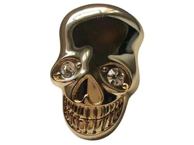 Set di spille Coach Skull, Rocket & Bottle Cap Rosso D'oro Gold hardware - vista 4