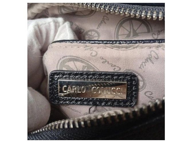 Autre Marque Carlo Colucci Bolso Cinturón de Cuero Negro - vista 4