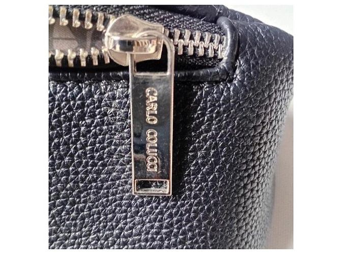 Autre Marque Carlo Colucci Bolso Cinturón de Cuero Negro - vista 5