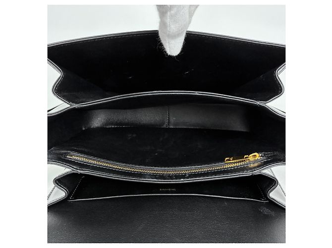 Céline Sac épaule Celine Triomphe Vache Noir - vue 8
