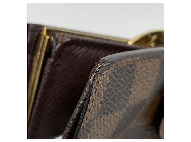 Cartera bi-fold Louis Vuitton Damier Castaño Damier ebene - vista 4