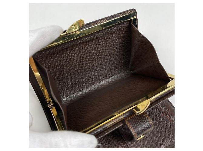 Cartera bi-fold Louis Vuitton Damier Castaño Damier ebene - vista 6