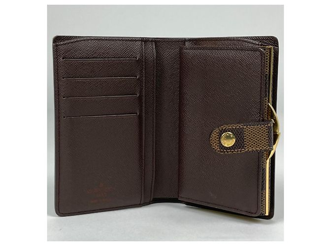 Cartera bi-fold Louis Vuitton Damier Castaño Damier ebene - vista 7