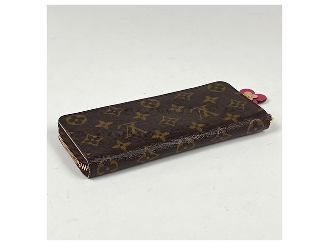 Louis Vuitton Portefeuille Clemence Long Wallet Marrone - vista 2