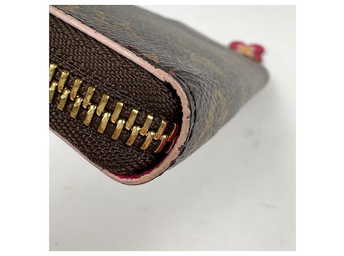 Louis Vuitton Portefeuille Clemence Long Wallet Marrone - vista 3