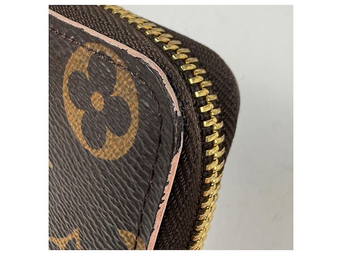 Louis Vuitton Portefeuille Clemence Long Wallet Marrone - vista 4