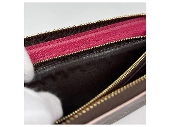 Louis Vuitton Portefeuille Clemence Long Wallet Marrone - vista 6