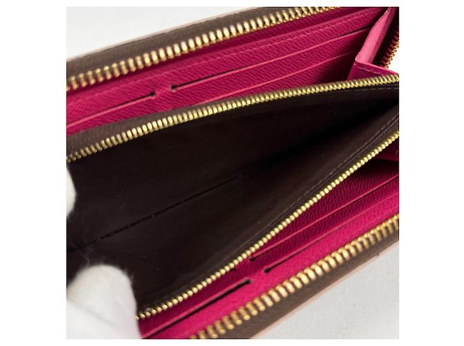 Louis Vuitton Portefeuille Clemence Long Wallet Marrone - vista 7