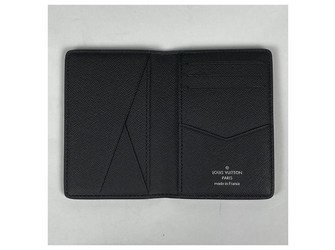 Portabiglietti Louis Vuitton in Monogram Eclipse Noir Nero - vista 5