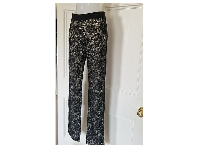 Alessandro Dell'Acqua Spitzenhose Schwarz - Ansicht 2