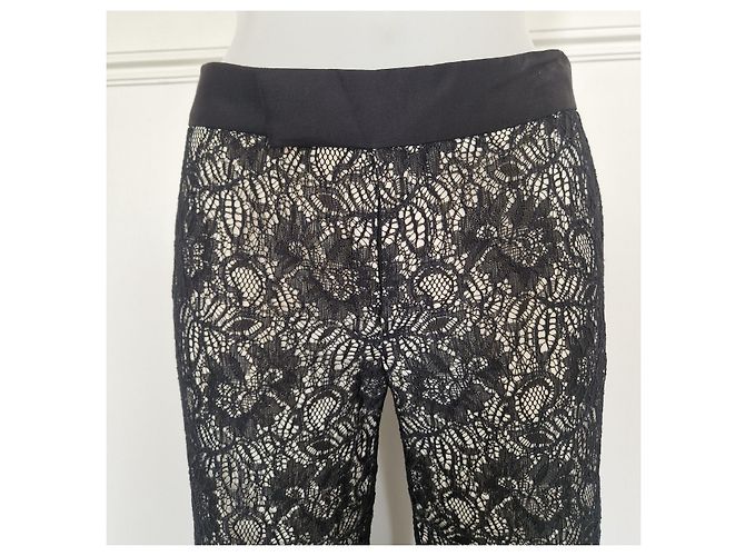 Alessandro Dell'Acqua Spitzenhose Schwarz - Ansicht 3
