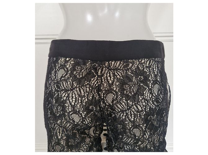 Alessandro Dell'Acqua Spitzenhose Schwarz - Ansicht 4
