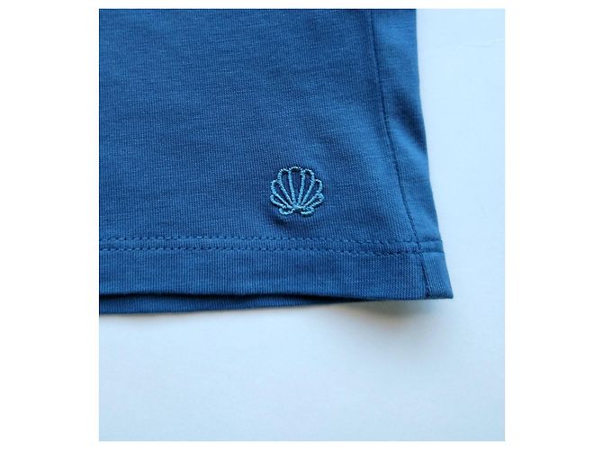 Autre Marque Loulou Studio Camiseta de algodón Telanto Azul - vista 9