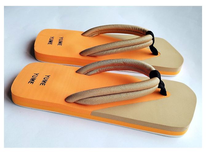 Autre Marque Infradito Yume 'Xigy' Arancione e Beige - vista 3
