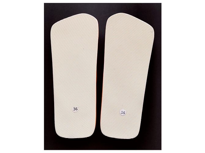 Autre Marque Infradito Yume 'Xigy' Arancione e Beige - vista 5