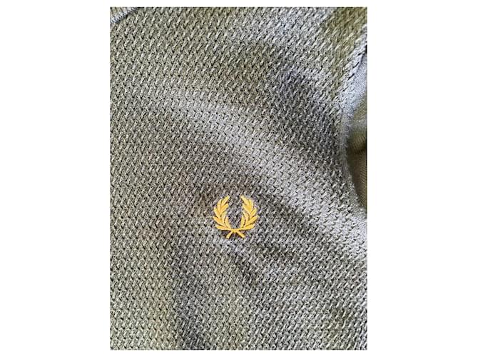 Fred Perry Herren Rundhals-Wollpullover - Dunkelgrau Anthrazitgrau - Ansicht 4