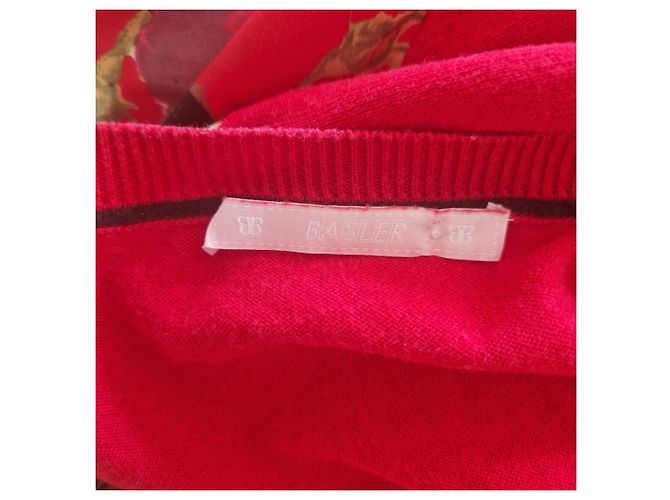 Basler Cardigan mit floralem Print in Rot Mehrfarben - Ansicht 6