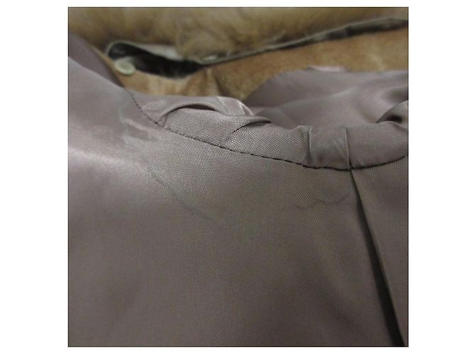 Autre Marque Cappotto corto ANAYI in alpaca e pelliccia di volpe - vista 12