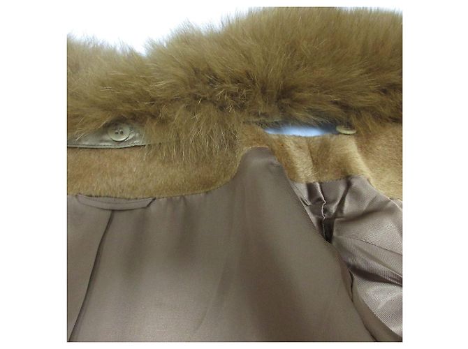 Autre Marque Cappotto corto ANAYI in alpaca e pelliccia di volpe - vista 5