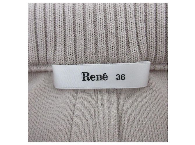 Autre Marque Abito in maglia Rene Beige - vista 7