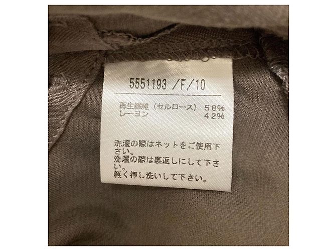 Autre Marque Noela Satinbluse Braun Anthrazitgrau - Ansicht 6