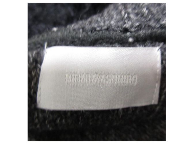 Autre Marque Abrigo de punto mezcla de alpaca MIHARA YASUHIRO Castaño Azul Azul marino - vista 10