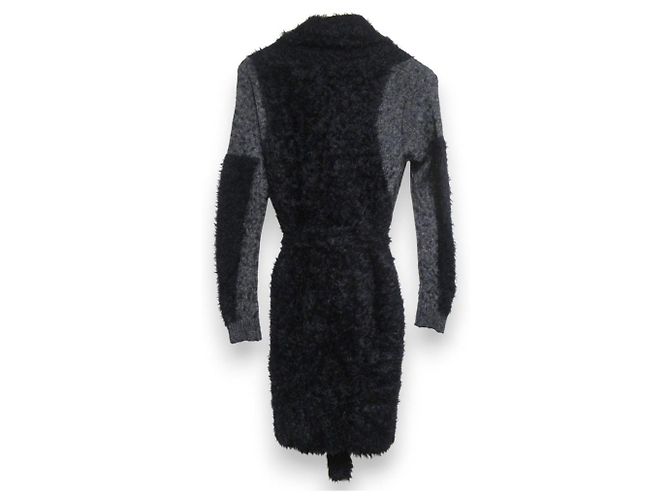 Autre Marque Abrigo de punto mezcla de alpaca MIHARA YASUHIRO Castaño Azul Azul marino - vista 2