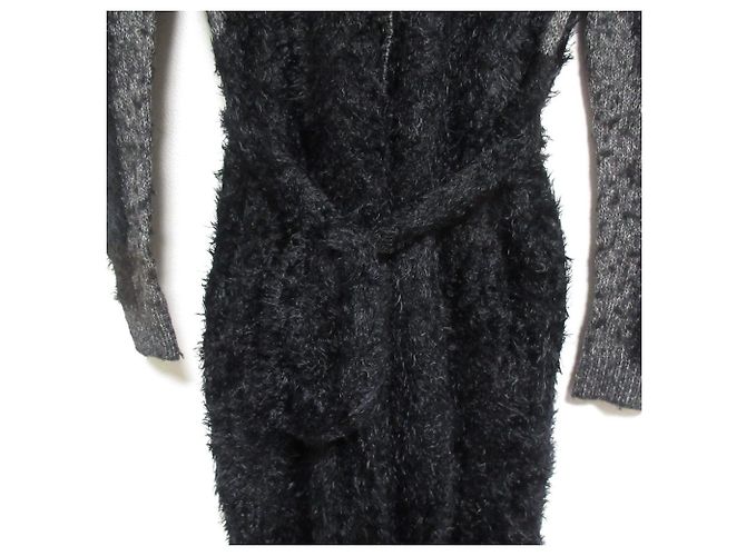 Autre Marque Abrigo de punto mezcla de alpaca MIHARA YASUHIRO Castaño Azul Azul marino - vista 5