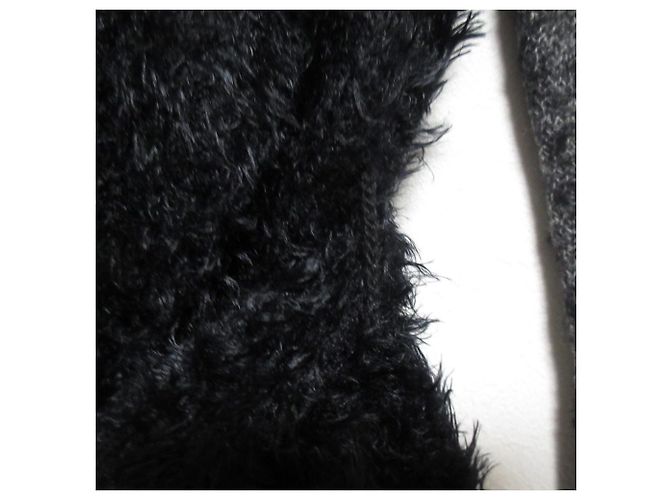 Autre Marque Abrigo de punto mezcla de alpaca MIHARA YASUHIRO Castaño Azul Azul marino - vista 6