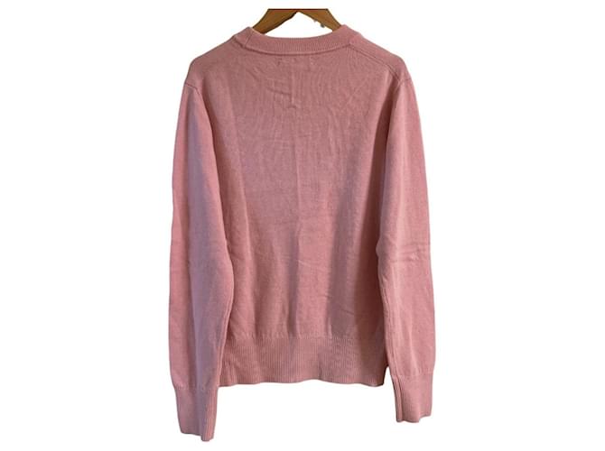 Autre Marque Mila Owen Wool Blend Basic Crew Knit Rosa - vista 2