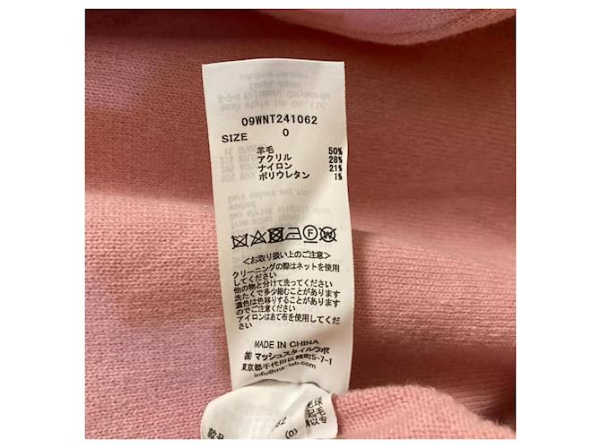 Autre Marque Mila Owen Wool Blend Basic Crew Knit Rosa - vista 6