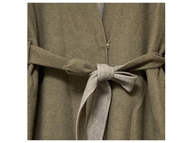 Autre Marque Abrigo United Arrows Manteco Verde Caqui - vista 2