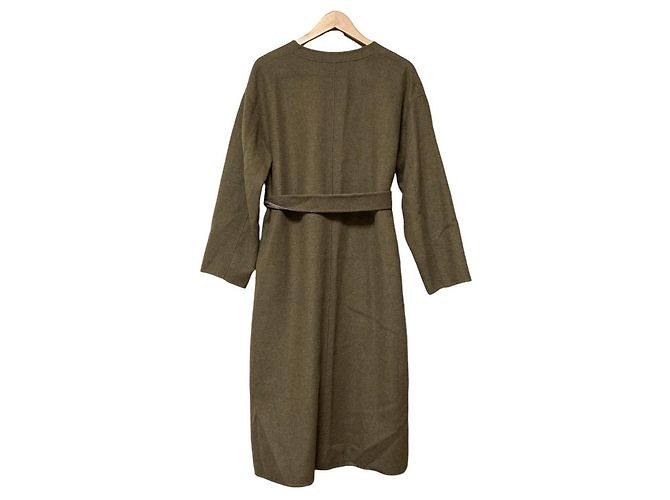 Autre Marque Abrigo United Arrows Manteco Verde Caqui - vista 3