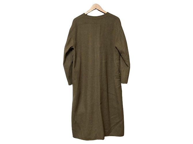 Autre Marque Abrigo United Arrows Manteco Verde Caqui - vista 4